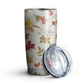 thumbnail image 2 of Gobelet Isolé de 20 Oz, Gobelet à Café de Voyage avec Couvercle, Tasse à Café de Voyage Compatible avec Porte-Gobelet, Contenant Isotherme en Acier Inoxydable, Gobelet de 20 Oz, Tasse à Café Isolée Réutilisable avec Couvercle ( Feuille d'Érable d'Automne ), 2 of 6