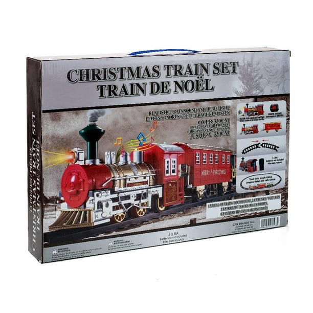 Train électrique Christmas Time - 18 pièces 