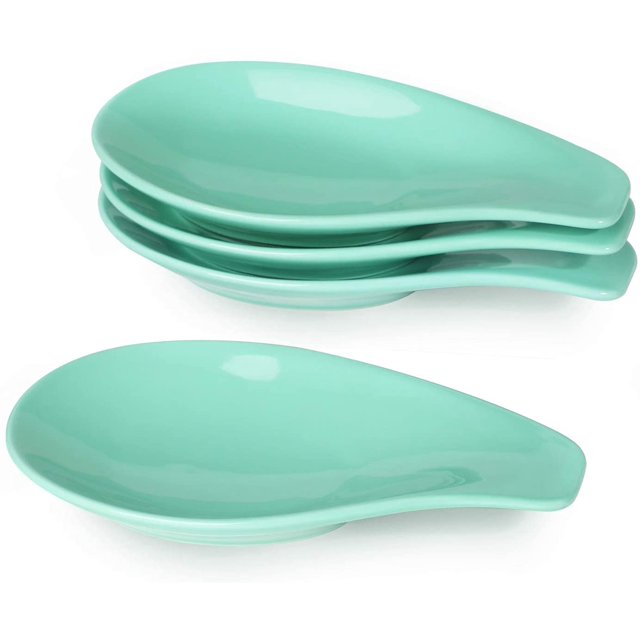 Spoon Rests,Ceramic Resting Cooking Spoons Holder for Home and Kitchen