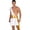 White, variant on Eandarui Men's One Shoulder Gold Trim Ancient Roman Greek Toga Mini Skirt Dress Set Halloween Costume Black M