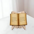 thumbnail image 2 of XIBUFE 2026 New 2Pcs Wooden Bookstand Quran Displaying Holder Multifunctional Book Stand for Desk,Table,Prayer Room,Study,Library,Reading Nook, 2 of 6