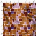 thumbnail image 2 of Soimoi Orange Fabric - By the Yard - 56 Inch Wide - Geometric Rectangel Print Textile - Intricate and Stylish Patterns for Fashion and Decor Printed Fabric, 2 of 6