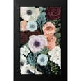 thumbnail image 2 of Borges, Victoria 12x18 Black Modern Framed Museum Art Print Titled - Floral Nocturne II, 2 of 5