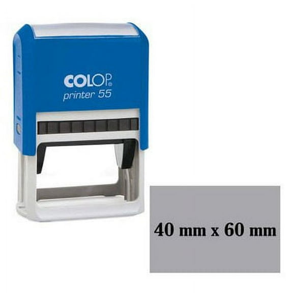 Upto 8 Lines Of Custom Text COLOP Self Inking Rubber Stamp Large 40mm x 60mm