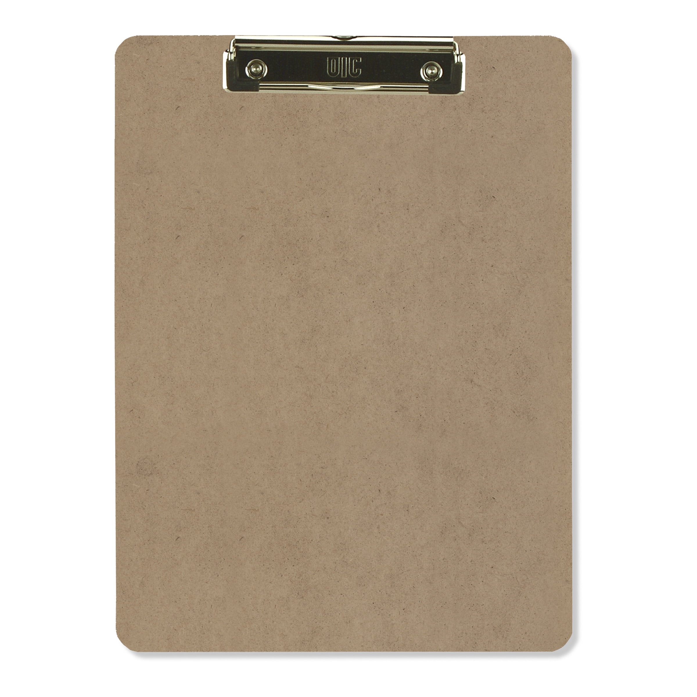 Officemate Recycled Wood Clipboards, Low Profile Clip, 12 Pack Clipboards, Letter Size (9 x 12.5 Inches), Brown (83812)