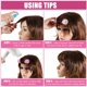thumbnail image 3 of Pinzas para el cabello pequeñas y planas para mujer, pinzas para accesorios para el cabello fino, paquete de 8, 3 of 5