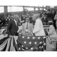 thumbnail image 3 of Harris and Ewing Collection 14x12 Black Modern Framed Museum Art Print Titled - President Woodrow Wilson at a Baseball Game, 3 of 5