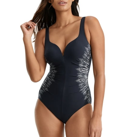 UPC 196526007842 product image for Miraclesuit Womens Silver Shore Temptress One-Piece Style-6553730 Swimsuit | upcitemdb.com