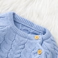 thumbnail image 2 of Baby Rompers Long Sleeve Knit Newborn Boys Girls Jumpsuits Autumn Winter Infant Outerwear Playsuits 0-18m Toddler Outfit Clothes, 2 of 5