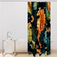 thumbnail image 2 of Sea Horse Waterproof Bathroom Curtains Shower Curtain Set with Hook - Printed Curtain Sets for Bathroom Decoration, 2 of 5