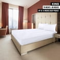 thumbnail image 2 of Sábanas ajustables Utopia Bedding King de microfibra, color blanco, paquete de 2, 2 of 5