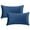 Royal Blue, variant on REGALWOVEN Pack of 2 Velvet Decorative Throw Pillow Covers Modern Cushion Covers with Zipper Grey 12" x 20"