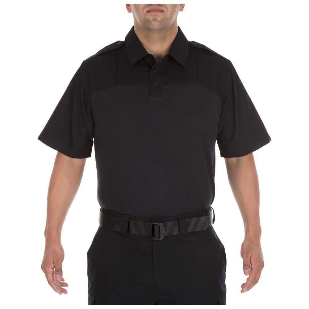5.11 Men's Rapid Short Sleeve PDU Shirt, Midnight Navy, XX-Small-Short