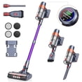 thumbnail image 1 of Aspiradora inalámbrica de varilla de 40 kPa, 450 W, potente, hasta 55 minutos de autonomía, depósito de polvo de 1,5 l, ligera, ideal para el hogar, alfombras, pelo de mascotas y suelos duros., 1 of 5