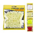 thumbnail image 2 of pitrice 50pcs/bag 2cm Soft Bread Bug Bionic Grubs Trout Lures Plastic Hand Pole Bait Artificial Fishing Lures, 2 of 9