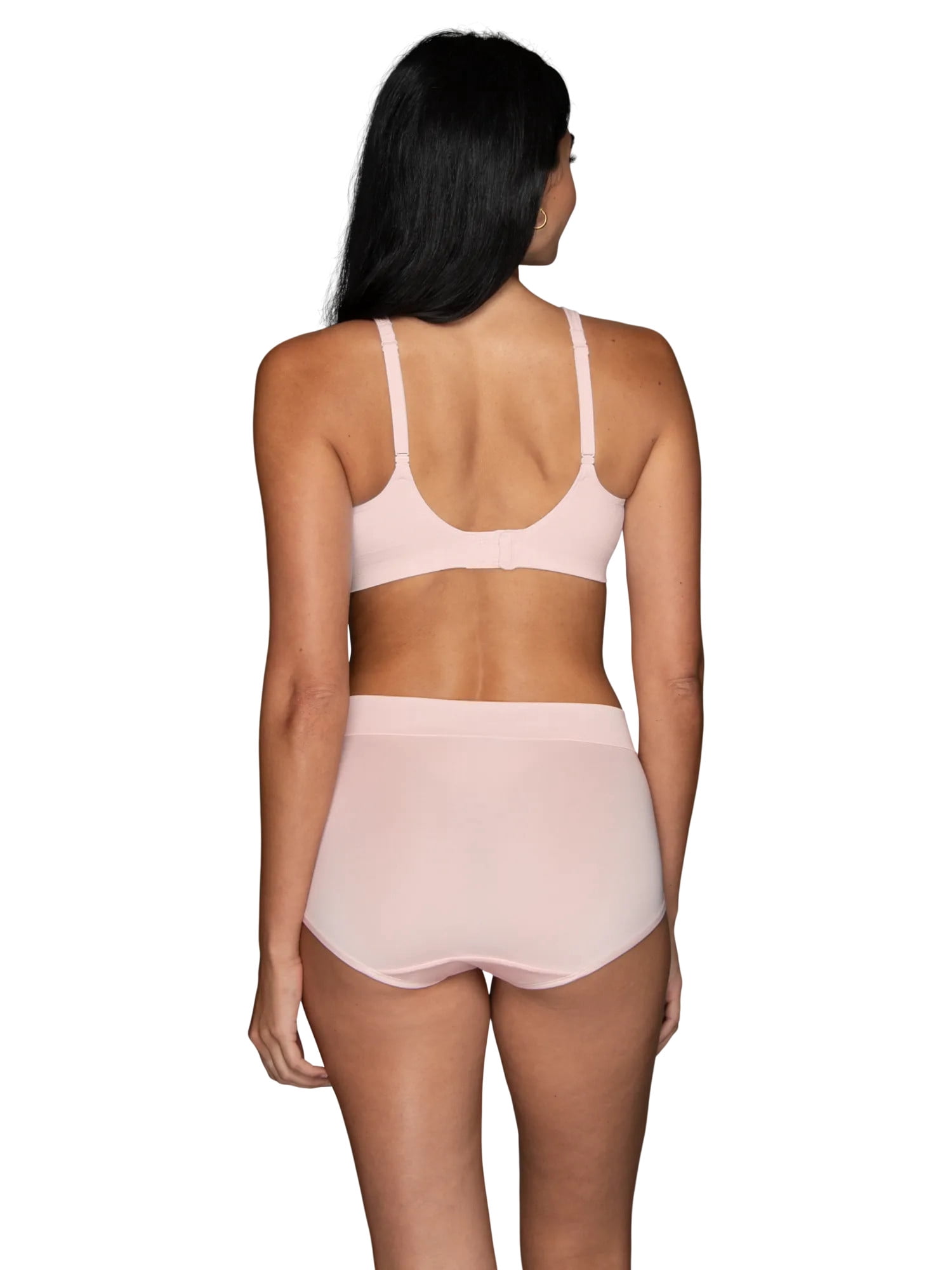 Vanity Fair Radiant Women's Silky Stretch Brief Underwear - V-Front Waist, Comfort Stretch, 3-Pack, Sizes S-5XL