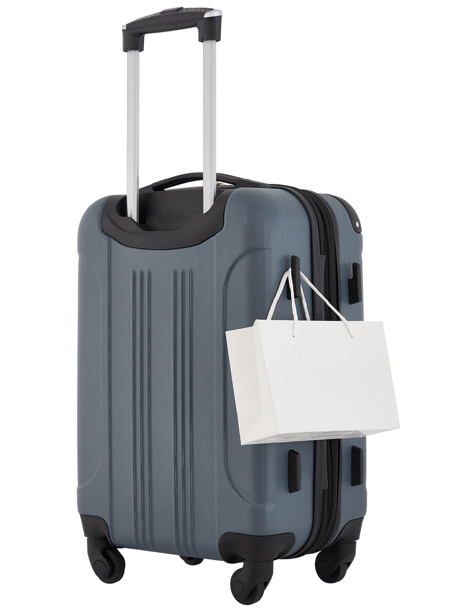 Travelers Club 20" Hard Side Expandable Rolling Spinner Carry-on, Dark Slate