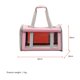 thumbnail image 4 of Bolsa De Transporte Para Mascotas Transportín para perros y gatos, bolso transpirable para mascotas con cremalleras de seguridad (rosa) Likrtyny Libre de BPA, 4 of 7