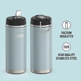 thumbnail image 3 of Botella de Agua de Acero Inoxidable de la Serie ICON de THERMOS con Pajita, 3 of 3