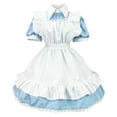 thumbnail image 2 of Njagoc3 Womens Short Sleeve Retro Swing Dress, Ruffle Trim Collar, Vintage Style Party & Daily Dress, 2 of 6