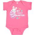 thumbnail image 3 of Inktastic My First Easter with Bunny Behind Egg Girls Baby Bodysuit, 3 of 5