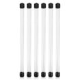 thumbnail image 1 of 6 Pcs Tubes de Rangement Transparents Tubes de Rangement en Plastique Tubes de Rangement Ronds Tubes de Rangement Portables avec Couvercles Newway CPDD, 1 of 2