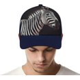 thumbnail image 4 of Animal Zebra Baseball Cap Classic Golf Cap Soft Dad Hat Multicolor Adjustable Low Profile Hat Unisex, 4 of 6
