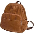 thumbnail image 1 of Mini Backpack Purse for Women Small Size Corduroy Aesthetic Backpack Small Backpack Purse Cute Mini Backpacks, 1 of 5