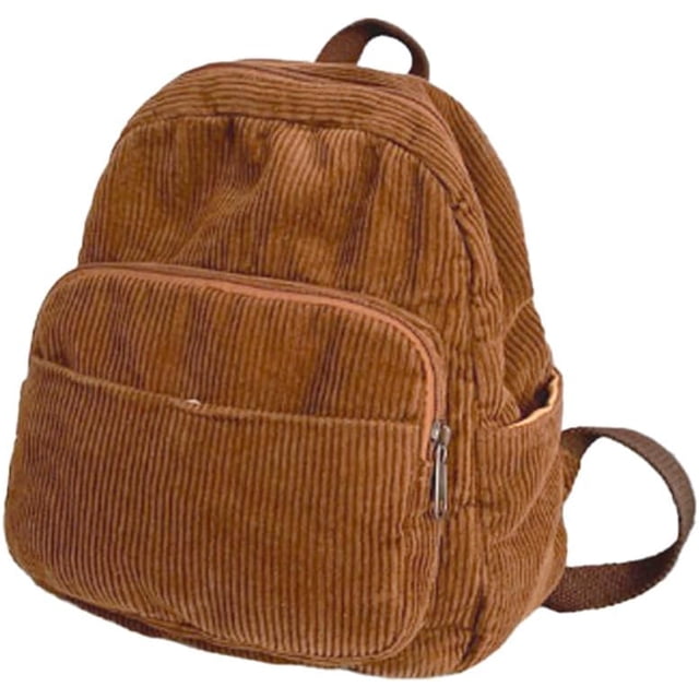 Mini Backpack Purse for Women Small Size Corduroy Aesthetic Backpack Small Backpack Purse Cute Mini Backpacks