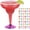 Multicolor, variant on ANHXN Plastic Margarita Glasses, Heavy Duty Margarita Glasses Disposable for Cinco de Mayo Party Decorations, Taco Party, Plastic Cocktail Cups