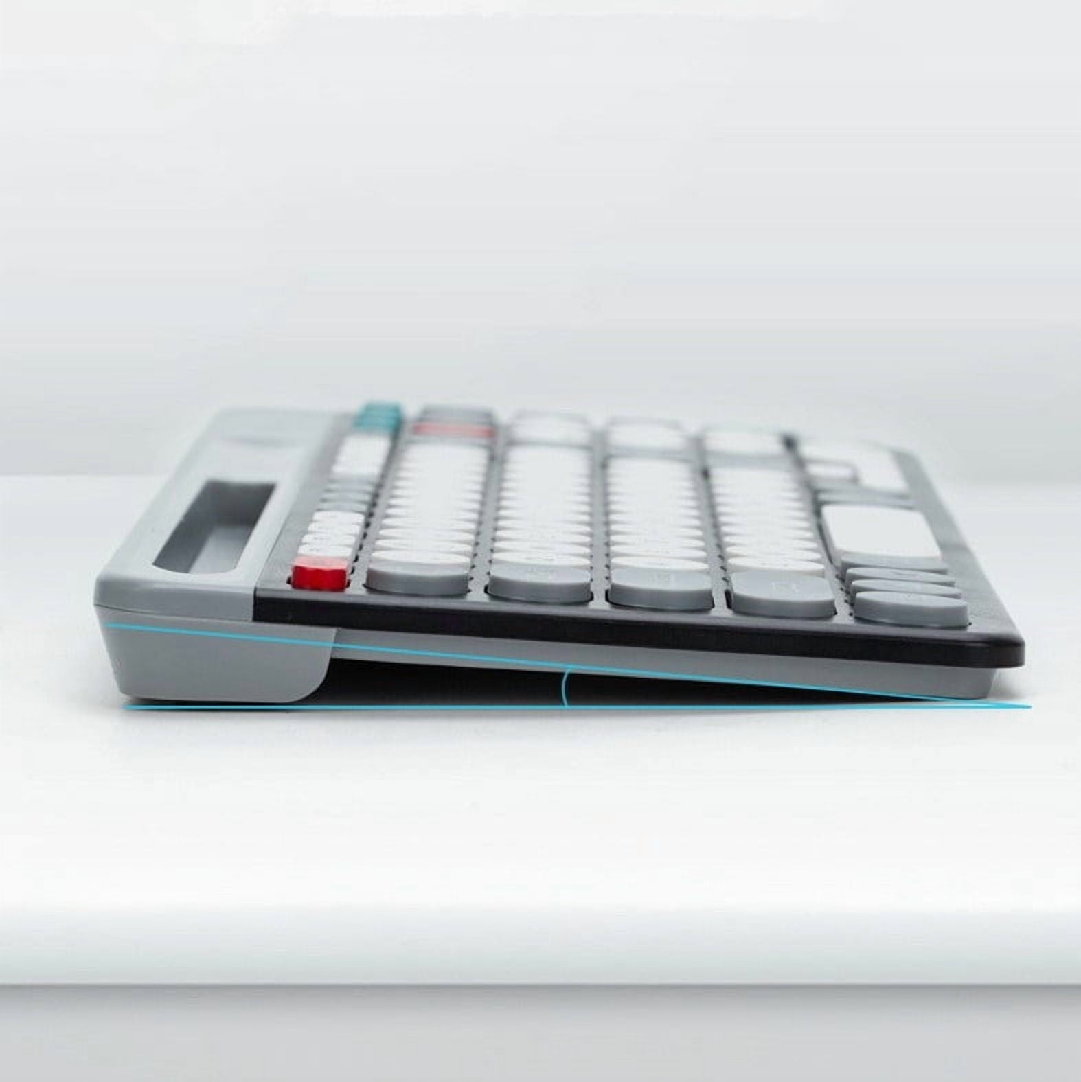 ZYG-806 Macaron Dual-mode Wireless Bluetooth Keyboard and Mouse Set Punk Style Round Keycaps Charging Keyboard and Mouse