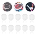 thumbnail image 2 of 10Pcs Clip Design Magnifying Glass Plastic Simple Magnifying Glass for Cross-stitch, 2 of 7