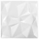 thumbnail image 4 of Paneles de pared VidaXL 3D Diamond White EPS resistentes al agua x12, 4 of 5