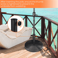 thumbnail image 5 of Renwick 18" Outdoor Patio Heavy Duty Market Umbrella Base for Garden, Black, 5 of 13