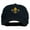 Navy, variant on Fleur De Lis Embroidered Pet Spun Cap - Black OSFM
