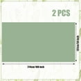 Sage Green Tablecloths Refreshing & Waterproof Rectangle Disposable