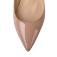 thumbnail image 3 of Valerie - Women's Elegant, Stylish and Comfortable Pointed Toe Kitten Heel Pumps with 2.5" Stiletto Heels in vegan leather. Handmade to perfection. Size 12, 3 of 6
