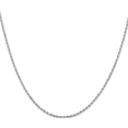 thumbnail image 3 of 14K White Gold Jbsp's 1.5mm Diamond-Cut Rope Chain (18 X 1.5) Made In Peru 1666-18, 3 of 5