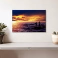 thumbnail image 2 of Elephant Stock Sunrise Fishing Wall Art - Horizontal Canvas Wall Art - Living Room Wall Decor - Hobbies And Lifestyle Canvas - Orange And Blue Decor - 12" x 8", 2 of 8
