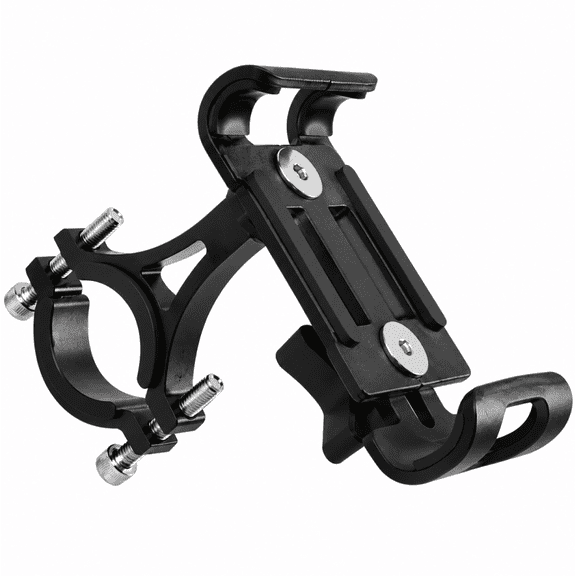 Aluminum Bike Phone Holder – Anti-Shake Universal Phone Mount for Bicycle, Ebike, Electric Scooter & Motorcycle