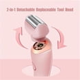 thumbnail image 3 of Proustore Razor, Razyo Smooth Shave Razor, 2 in 1 Electric Shaver Razors for Women, Womens Electric Razor Waterproof, Electric Razors for Women Pubic Hair-Pink+Blue, 3 of 8