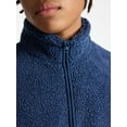 thumbnail image 4 of No Boundaries Faux Shearling Quarter Zip Pullover, Men’s XS-4XL, 4 of 6