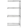 thumbnail image 1 of Chrome Wire Shelving Add-On Kit - 18 x 54 x 74 in., 1 of 1