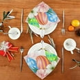 thumbnail image 4 of Dreamtimes Easter Eggs Cloth Napkins Set of 1, Oversized Washable Reusable Polyester Dinner Table Napkins for Family, Restaurant, Party Decor, 20 x 20 Inch, 4 of 7