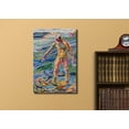 thumbnail image 2 of wall26 - "Bather by Edvard Much - Canvas Art Home Art - 24x36 inches, 2 of 4