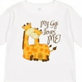 thumbnail image 4 of Inktastic My Gigi Loves Me Boys or Girls Long Sleeve Toddler T-Shirt, 4 of 5