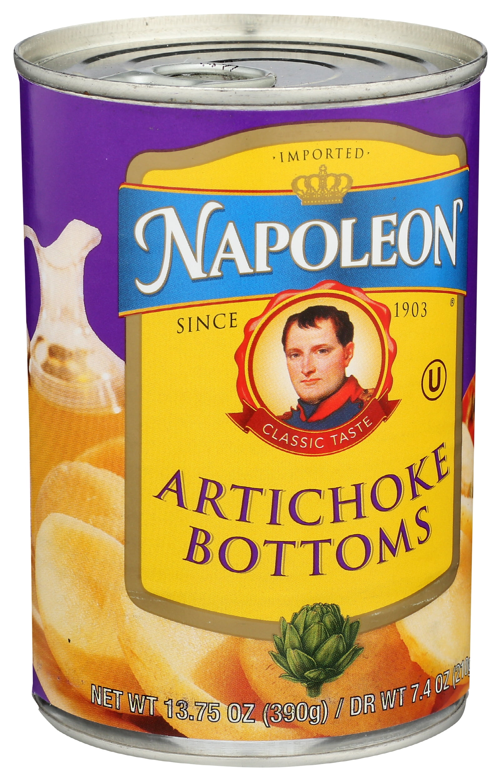 Pack of 12, Napoleon Artichoke Bottoms, 13.75 oz