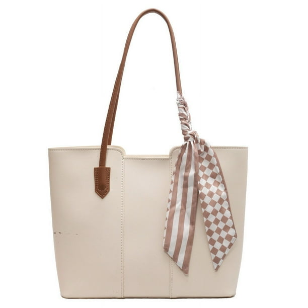 Bolso de mano femenino de gran capacidad para uso diario, sencillo, combinable con todo, para primavera y verano