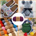 thumbnail image 4 of 1 rollo de hilo para manualidades, 100 g, costura, bricolaje, hilo grueso para ganchillo (20) Ehuebsd Libre de BPA, 4 of 9