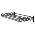 thumbnail image 6 of mDesign Steel Wall Mount Accordion Expandable Clothes Air Drying Rack - Black, 6 of 7